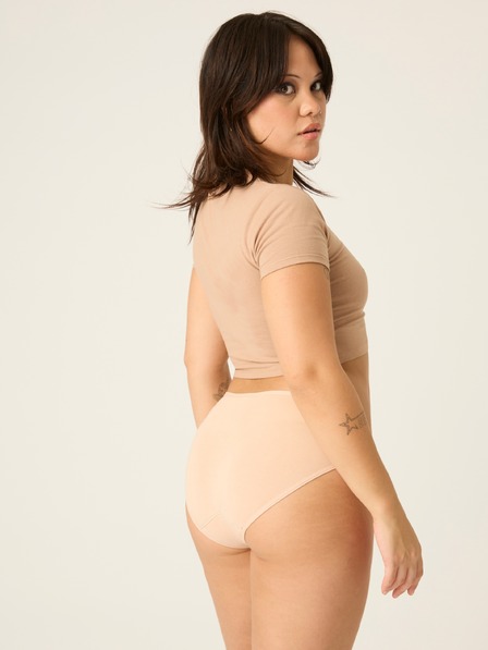 Modibodi Menštruačné nohavičky Modibodi Sensual Bikini Light-Moderate Beige