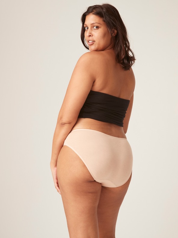 Modibodi Menštruačné nohavičky Modibodi Sensual Bikini Light-Moderate Beige