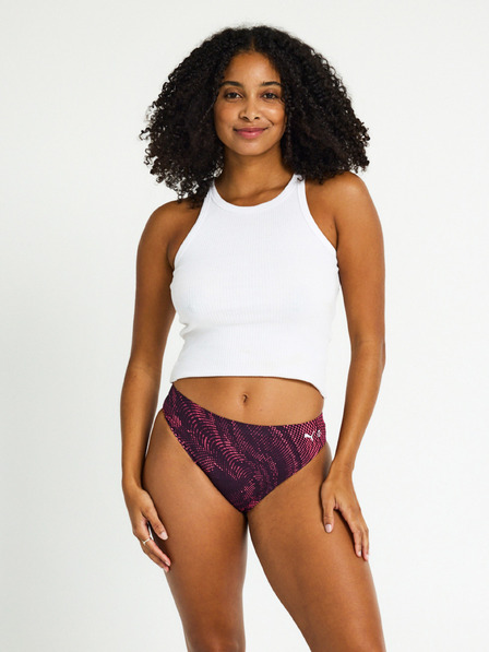 Modibodi Menštruačné nohavičky PUMA & Modibodi Seamfree Active Bikini Moderate-Heavy Flame Haze Pink