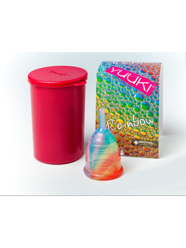 Yuuki Menštruačný kalíšok Yuuki 1 Rainbow classic
