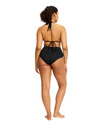 Modibodi Menštruačné plavky Modibodi Hi-Waist Bikini Brief High čierne spodný diel