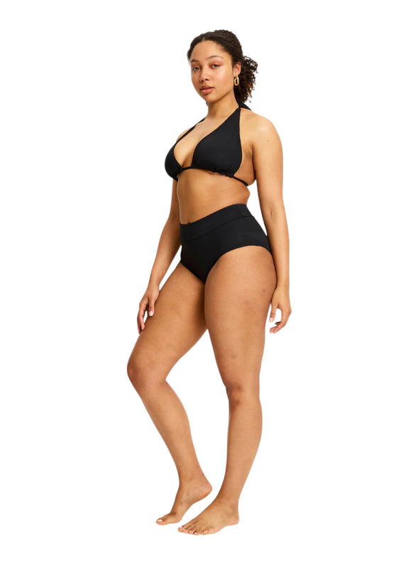 Modibodi Menštruačné plavky Modibodi Hi-Waist Bikini Brief High čierne spodný diel