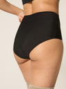 Modibodi Menštruačné plavky Modibodi Hi-Waist Bikini Brief Light-Moderate čierne spodný diel