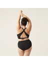 Modibodi Menštruačné plavky Modibodi Hi-Waist Bikini Brief Light-Moderate čierne spodný diel