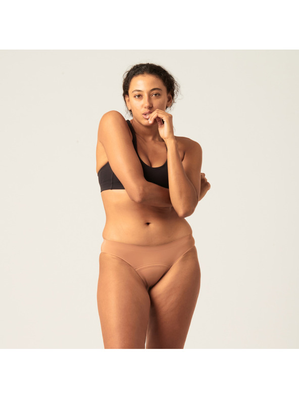 Modibodi Menštruačné nohavičky Modibodi Seamfree Bikini Moderate-Heavy Cinnamon