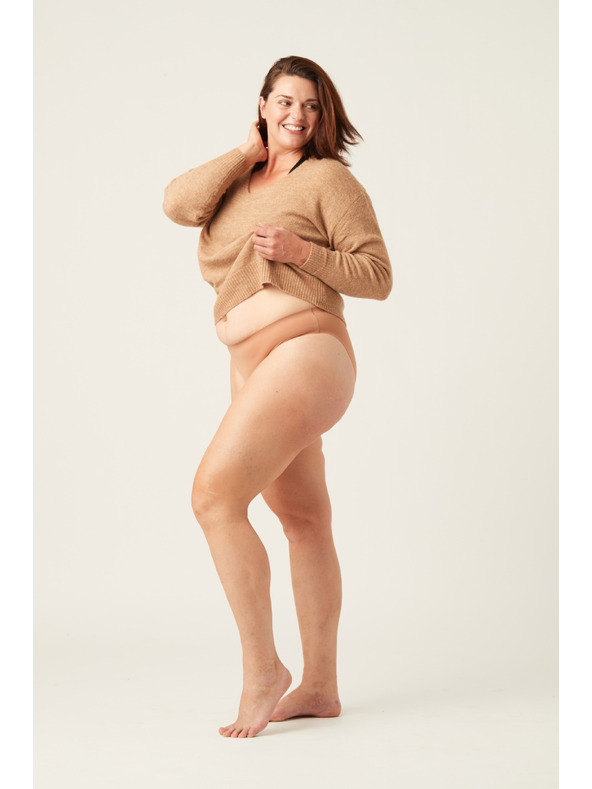 Modibodi Menštruačné nohavičky Modibodi Seamfree Bikini Moderate-Heavy Cinnamon