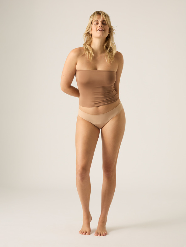 Modibodi Menštruačné nohavičky Modibodi Seamfree Bikini Moderate-Heavy Cashew