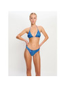 Modibodi Plavky Modibodi Tidal Triangle Bikini Top Python Blue horná časť