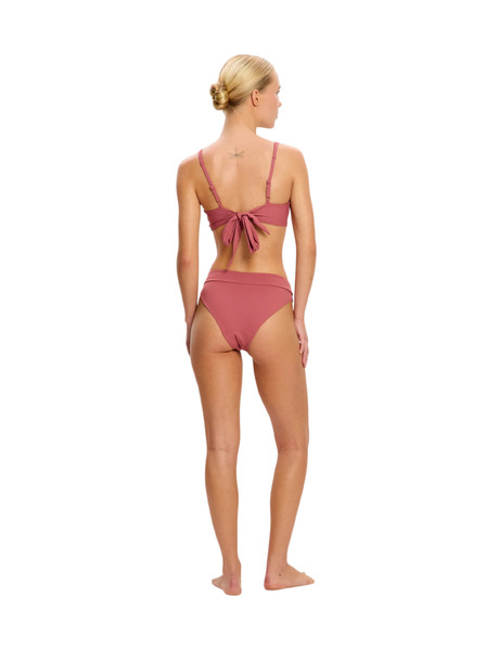 Modibodi Menštruačné plavky Modibodi Molokai Hi-Waist Tie Bottom High Absorbency Mauve spodná časť