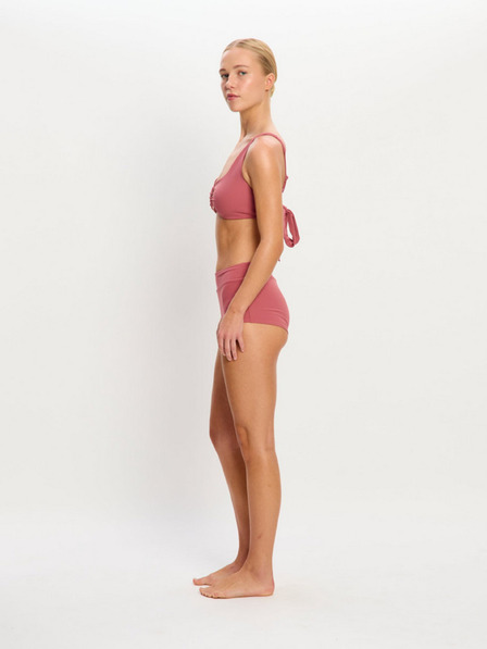 Modibodi Plavky Modibodi Molokai Plunge Tie Back Top Mauve horná časť