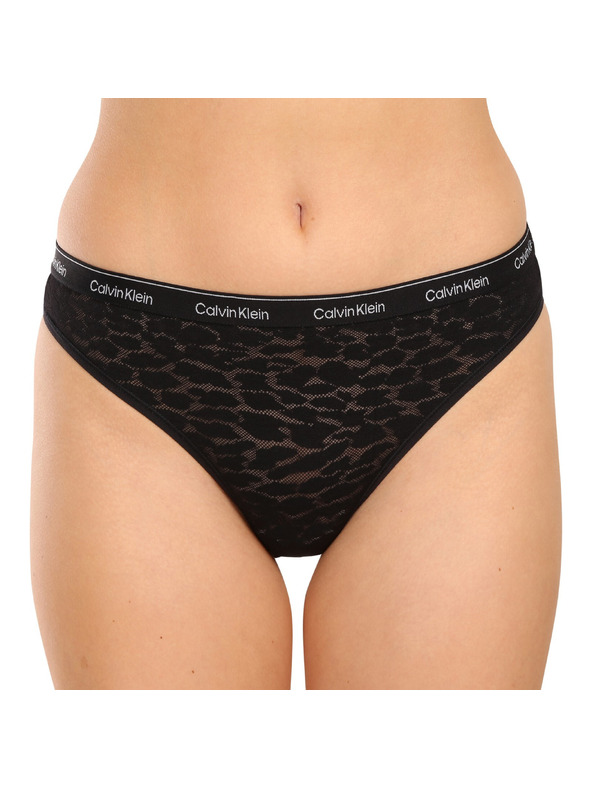Calvin Klein Sada troch - dámske nohavičky brazílky Calvin Klein čierne