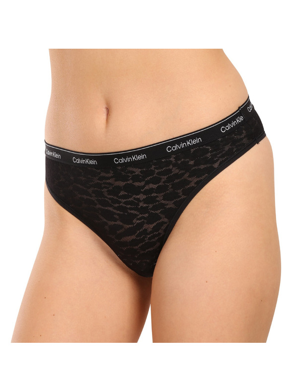 Calvin Klein Sada troch - dámske nohavičky brazílky Calvin Klein čierne