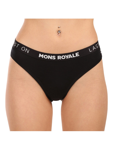 Mons Royale Dámske nohavičky Mons Royale merino čierne
