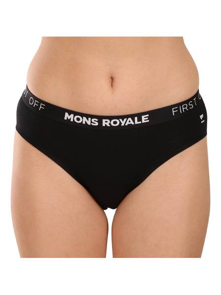 Mons Royale Dámske nohavičky Mons Royale merino čierne