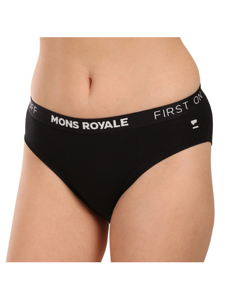 Mons Royale Dámske nohavičky Mons Royale merino čierne
