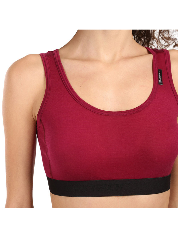 Sensor Dámska podprsenka Sensor Active merino červená