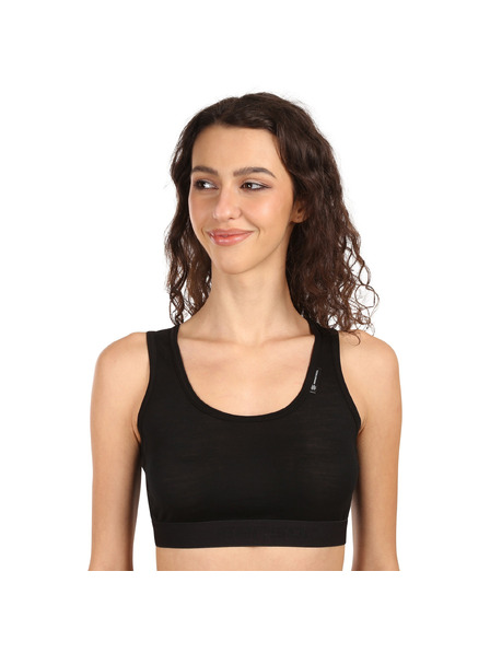 Sensor Dámska podprsenka Sensor Active merino čierna