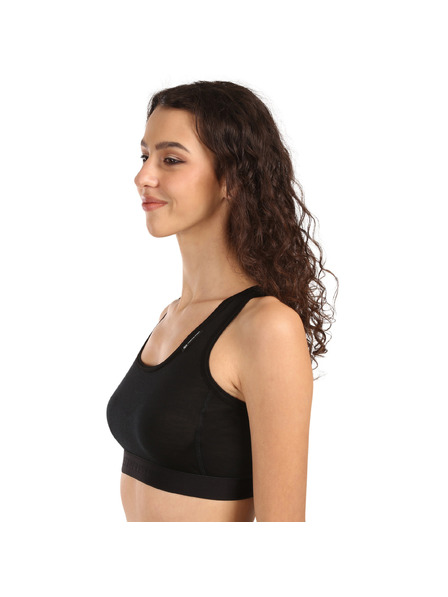 Sensor Dámska podprsenka Sensor Active merino čierna