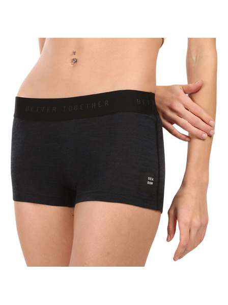 Sensor Dámske nohavičky Sensor Cordura merino s nohavičkou čierne