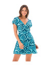 69slam Dámske šaty 69SLAM CANDY SPLASH BLUE
