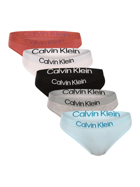 Calvin Klein Sada piatich - dámske nohavičky Calvin Klein viacfarebné