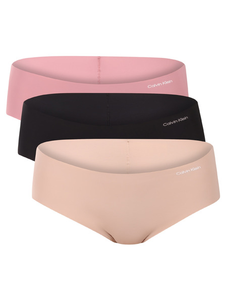Calvin Klein Sada troch - dámske nohavičky Calvin Klein bezšvové viacfarebné