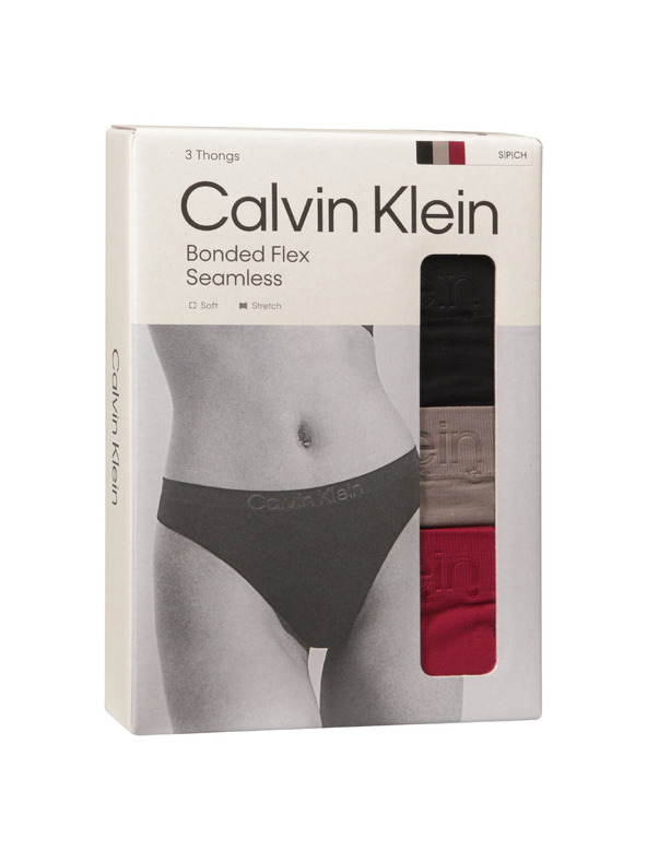 Calvin Klein Sada troch - dámska tanga Calvin Klein viacfarebné