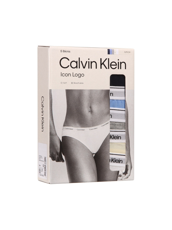 Calvin Klein Sada piatich - dámske nohavičky Calvin Klein viacfarebné