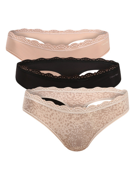 Calvin Klein Sada troch - dámske tanga Calvin Klein viacfarebné