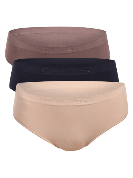 Calvin Klein Sada troch - dámske nohavičky Calvin Klein bezšvové viacfarebné