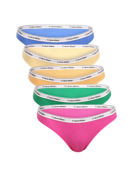 Calvin Klein Sada piatich - dámske nohavičky Calvin Klein viacfarebné