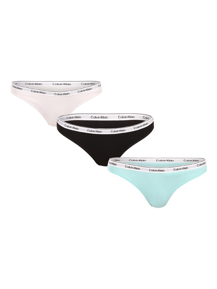 Calvin Klein Sada troch - dámske tanga Calvin Klein viacfarebné