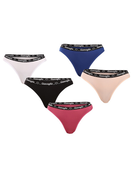 Gianvaglia Sada piatich - dámske tanga Gianvaglia viacfarebná