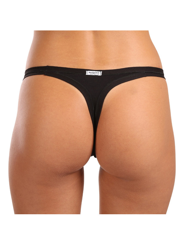 Lovelygirl Dámske tanga Lovelygirl čierne