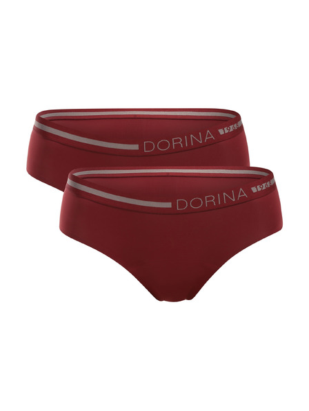 DORINA Sada dvoch - Menštruačné slipky Dorina Eco Moon Hipster červené
