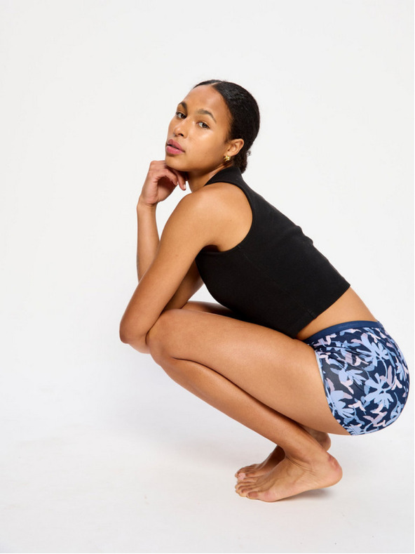 Modibodi Menštruačné nohavičky Modibodi Classic Boyshort Moderate-Heavy La Mer blue