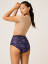 Modibodi Menštruačné nohavičky Modibodi Classic Full Brief Moderate-Heavy Passion Vine Navy