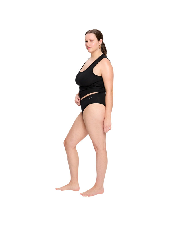 Modibodi Menštruačné nohavičky Modibodi Basic Mid-Rise Brief Super-Overnight
