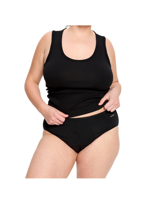 Modibodi Menštruačné nohavičky Modibodi Basic Mid-Rise Brief Super-Overnight