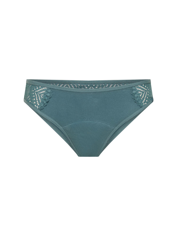 Modibodi Menštruačné nohavičky Modibodi Sensual Cheeky Brief Moderate-Heavy Arizona Blue