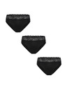 Modibodi Sada troch - Menštruačné nohavičky Modibodi Sensual Hi-Waist Bikini Moderate-Heavy
