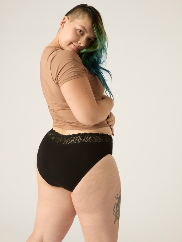 Modibodi Menštruačné nohavičky Modibodi Sensual Hi-Waist Bikini Moderate-Heavy