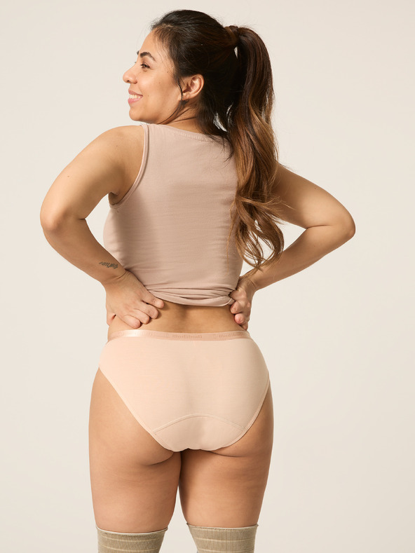Modibodi Menštruačné nohavičky Modibodi Classic Bikini Moderate-Heavy Beige