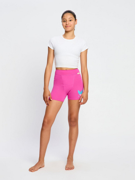 Modibodi Sada dvoch - dievčenské menštruačné nohavičky na spanie Modibodi Teen Sleep Short Super Happy Holiday Multi