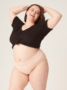 Modibodi Menštruačné nohavičky Modibodi Sensual Hi-Waist Bikini Maxi Beige