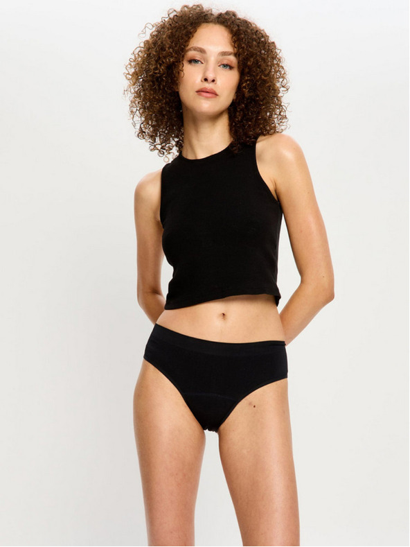 Modibodi Sada troch - menštruačné nohavičky Modibodi Soft Stretch Seamless Bikini Brief Moderate