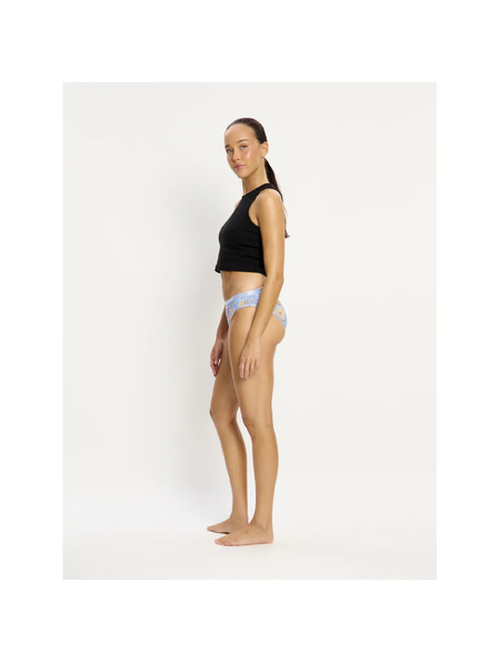 Modibodi Menštruačné nohavičky Modibodi Classic Bikini Super Happy Daisy Blue