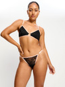 Modibodi Menštruačný tanga Modibodi Bliss Thong Light Jet Black