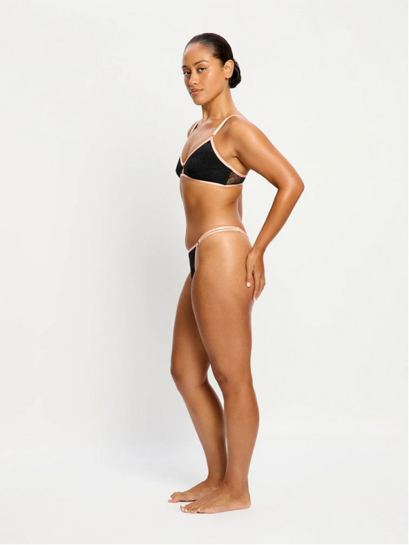 Modibodi Menštruačný tanga Modibodi Bliss Thong Light Jet Black