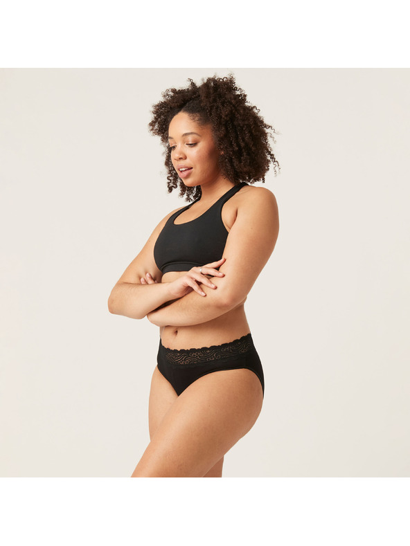 Modibodi Menštruačné nohavičky Modibodi Sensual Hi-Waist Bikini Light-Moderate